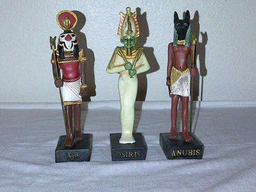 Egyptian Figurines x 3