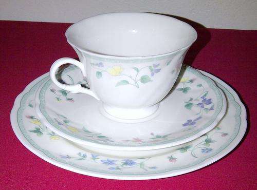 A Beautiful Regent Bone China Trio - English Garden series - low start - see pic