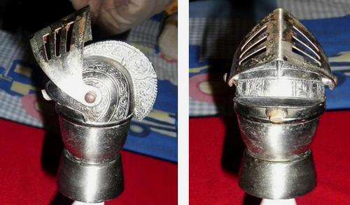 VINTAGE METAL HELMET DRINKS POURER  (Post R50) please read see description