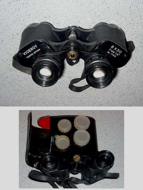 VICEROY BINOCULARS WITH CARRY CASE AND LENS COVERS 8X30 - READ DESC, SEE PICs BELOW - POSTAGE R85