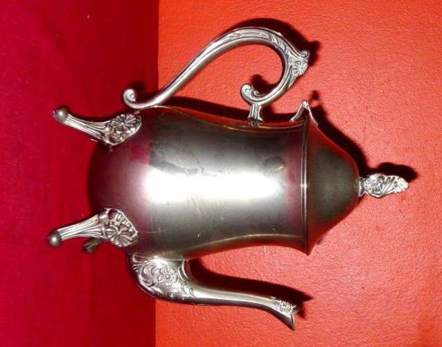 VINTAGE EPNS TEAPOT (HEIGHT = 23 cm) - READ DESC, SEE PICs  - POSTAGE R65