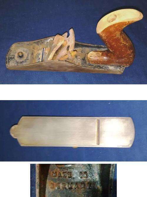 VINTAGE GERMAN HAND PLANE: PICTURES ARE PART OF THE DESC OF THE ITEM