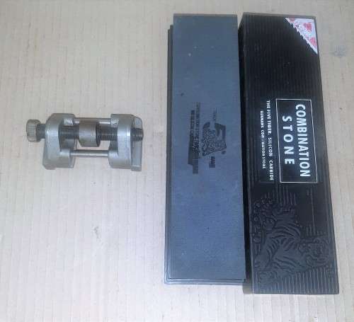 ECLIPSE No36 HONING TOOL+ GERMAN COMBINATION STONE  - Please C Pics N Description