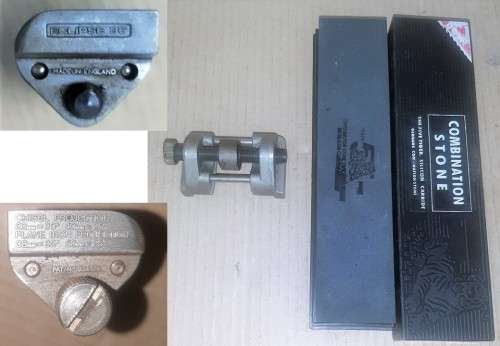 ECLIPSE No36 HONING TOOL+ GERMAN COMBINATION STONE  - Please C Pics N Description