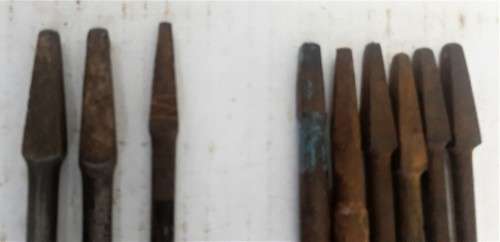 9 auger bits incl 3 long bits - See pictures