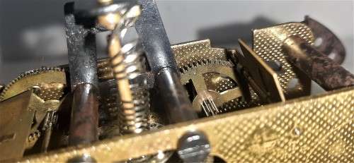 Vintage Hermle FHS340-020 clock movement - as per pictures as they part of the description