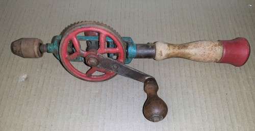 2 Vintage Egg Beater Hand Drills - 1 is a Rapid - See Pics, they part of the desc