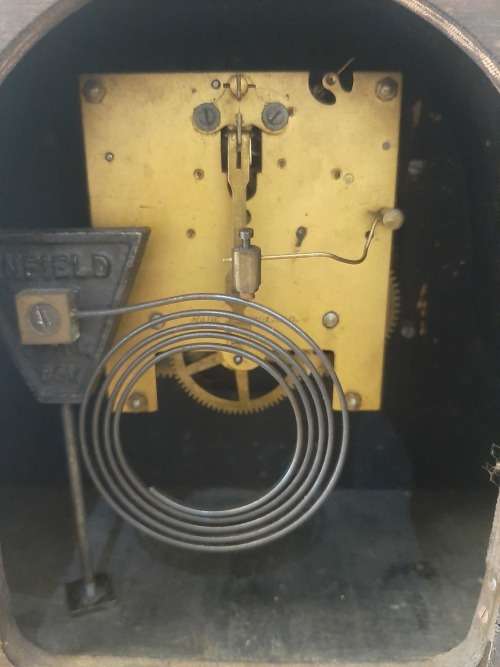 VINTAGE Enfield England Mantlel Clock - fully fuctional- Please See Picture, they part of Desc