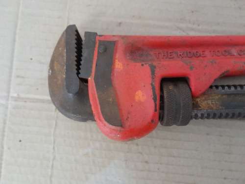 2 WRENCHES - RIDGID 18` ADJUSTABLE &  CROMNA S-4  DENMARK- postage from R30 - Please C Pics