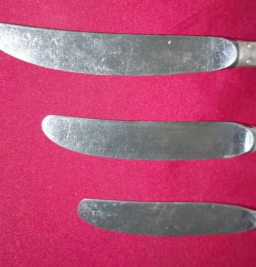 3x VINTAGE WMF KNIVES -See Pictures