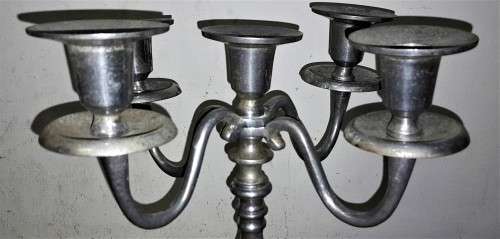 VINTAGE 5 STEM CANDLE STAND