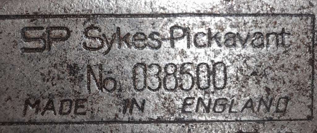 SYKES PICKAVANT No 038500 COMPRESSION VALVE CLAMP -See Pictures
