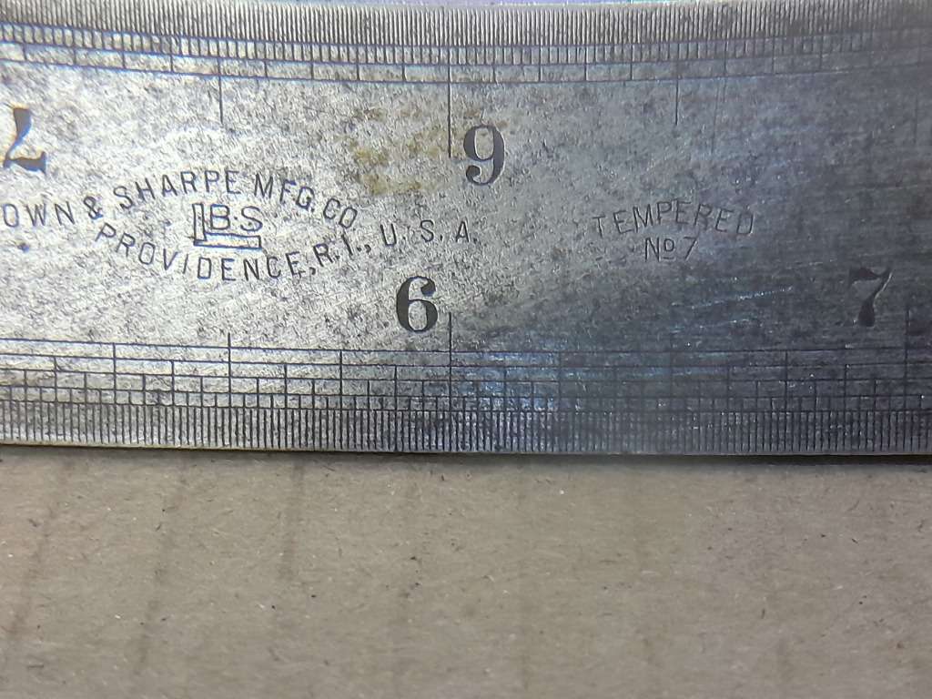 BROWN & SHARPE ANGLE SLIDING RULE & BROWN & SHARPE MICROMETER -C DESC