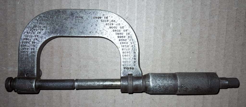 BROWN & SHARPE ANGLE SLIDING RULE & BROWN & SHARPE MICROMETER -C DESC