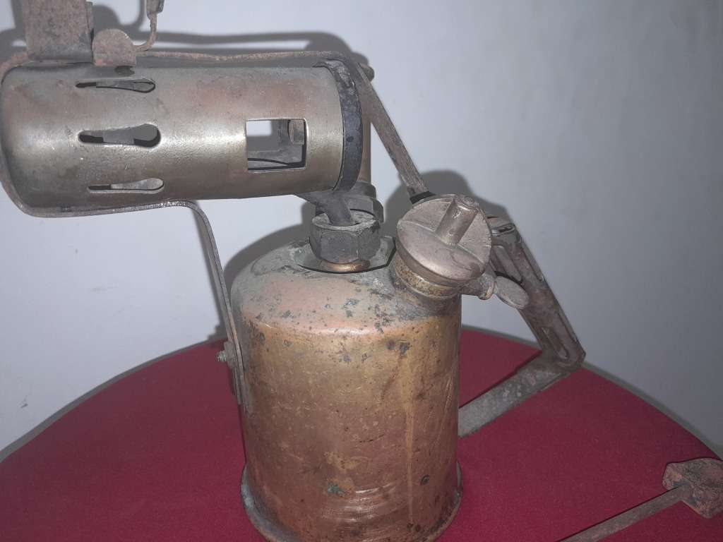 VINTAGE SAMUEL HEATH & SONS (SH&S) BLOW LAMP + SOLDERING IRON - SEE PICTURES