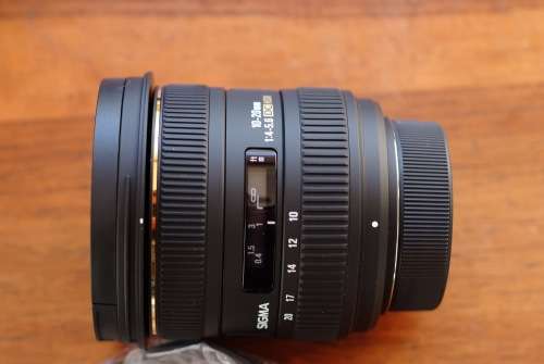 Sigma 10-20mm F4-5.6 EX DC for Nikon