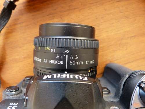 Fujifilm s5 Pro with Nikon 50mm 1.8D