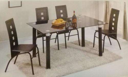 Dining Suite / Dinette set (7 Piece Tempered Glass 10mm)