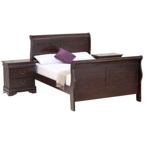 Sleigh Beds on auction- queen extra length