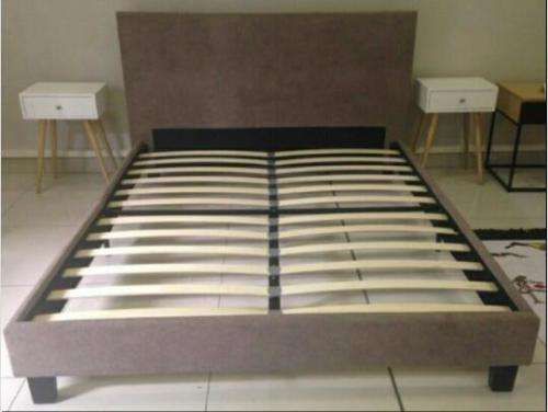 Sleigh Bed Queen on clearance for just R1499 while stock lasts