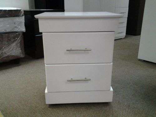Bed tables / side pedestals (black or white)