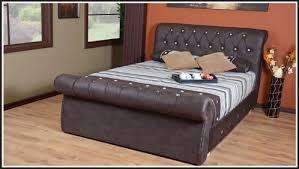 Bedroom suite - sleigh bed (queen size) with pedestals