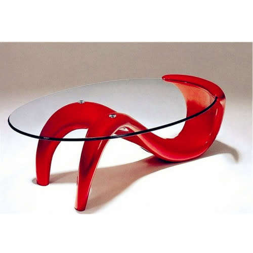 Coffee table (tempered glass)