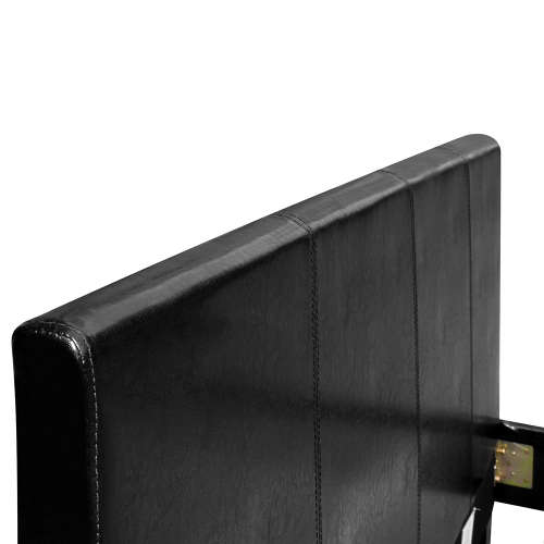 Sleigh bed (double - black colour - on special)