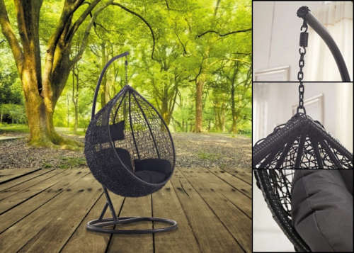 Hanging patio / garden / balcony swing chairs