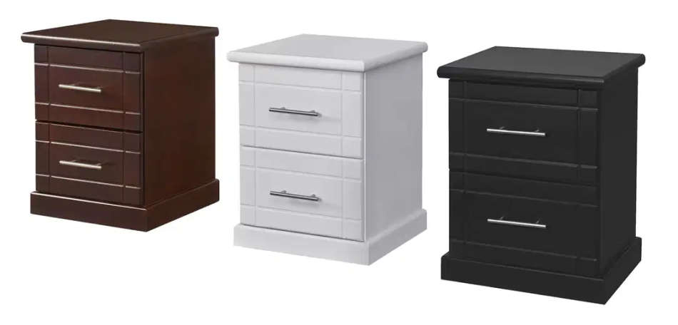 Bed tables / side pedestals (white, brown or black ) price is for one