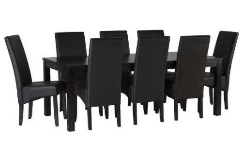 Dinette set / dining suite  ( 8 seater ) bonded leather