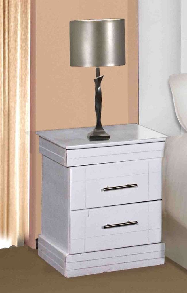 Bed tables / side pedestals (black or white)