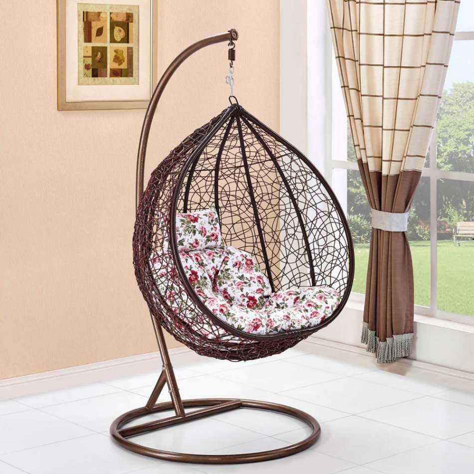 Outdoor Indoor Garden Egg Shaped Swing Chair