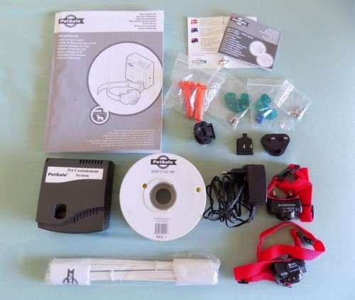 PETSAFE In-Ground Radio Fence (PRF-3004W-20) Dog Containment System - 2 Dog Collars