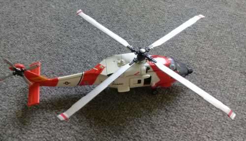 Diecast Sikorsky Jayhawk Coast Guard helicopter 1/72