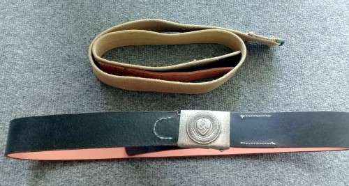 WW2 German type belts and buckle: as per phptos & description