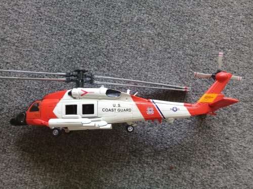 Diecast Sikorsky Jayhawk Coast Guard helicopter 1/72