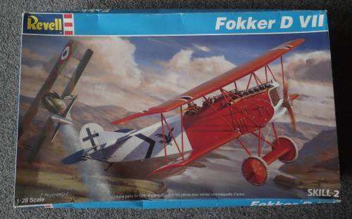 Revell 1/28 Fokker DVII - large scale.  SCARCE!
