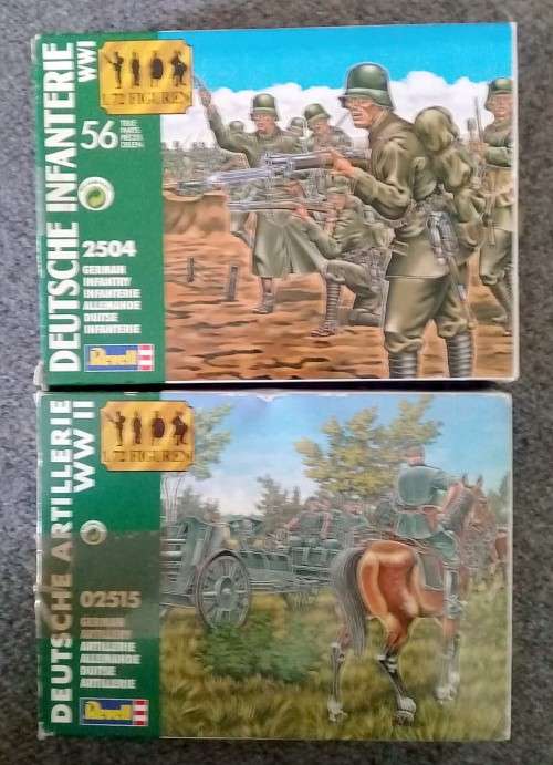 1/72 German Infantry and Artillery Set