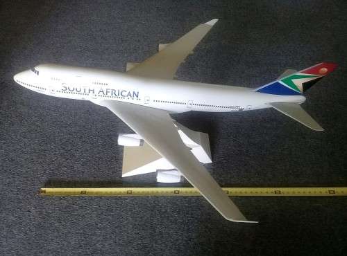 SAA Boeing 747 airline advertising/sales model (ca. 1998)