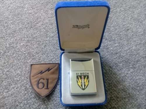 Zippo lighter 61 Mechanized Battalion