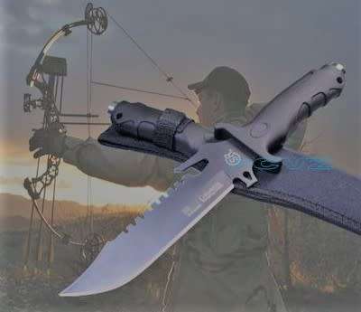 *FREE SHIPPING*STOCK CLEARANCE *LAST ONE*CSR BLACK Hunting Knife