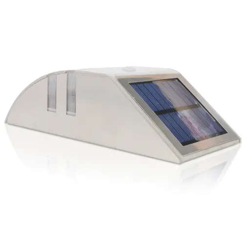 *ONLY 4 TO GO* EXCELLENT QUALITY STAINLESS STEEL SOLAR OUTDOOR WALL LIGHT (AWESOME & HASSLE FREE)