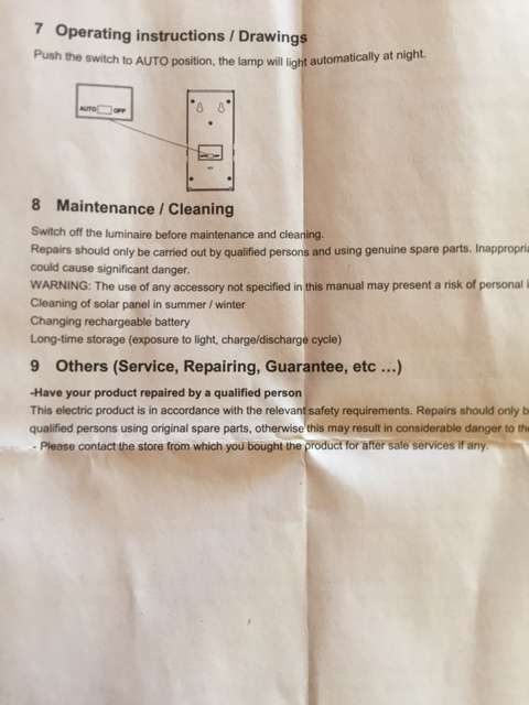 *ONLY 4 TO GO* EXCELLENT QUALITY STAINLESS STEEL SOLAR OUTDOOR WALL LIGHT (AWESOME & HASSLE FREE)