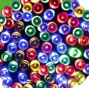 * 10 TO GO* 10 LED SOLAR FAIRY LIGHTS MULTI