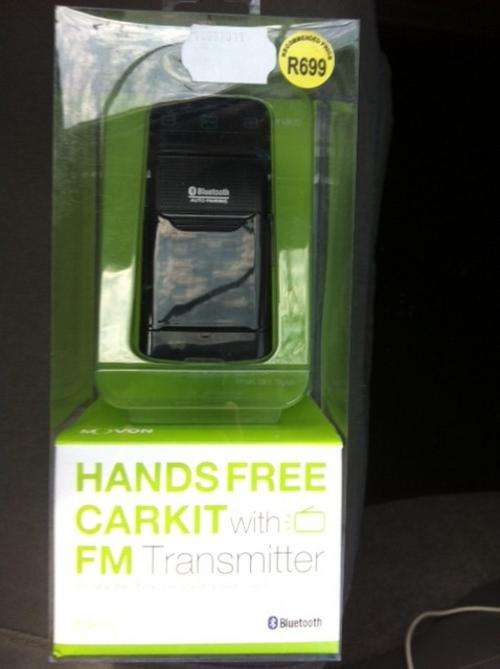 Bluetooth hands free car kit for cell