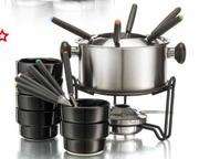 Clicks Home 21 piece Stainless Steel Fondue Set