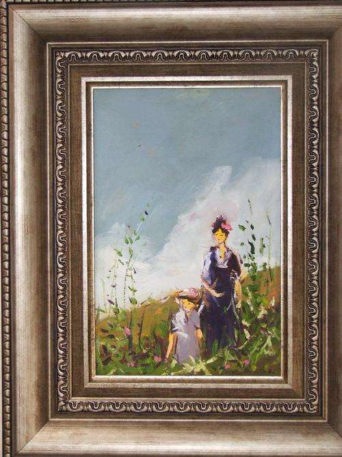 CORNE WEIDEMAN one of S.A new Masters "Mother and girl in the field "