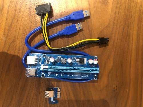 Pack of 6x PCI Riser Cards Brand New