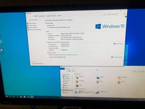I3,4Gb ram, 160gb harddrive windows 10 pro